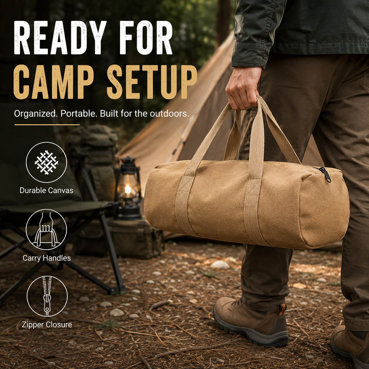 Camping Stake Storage Bag