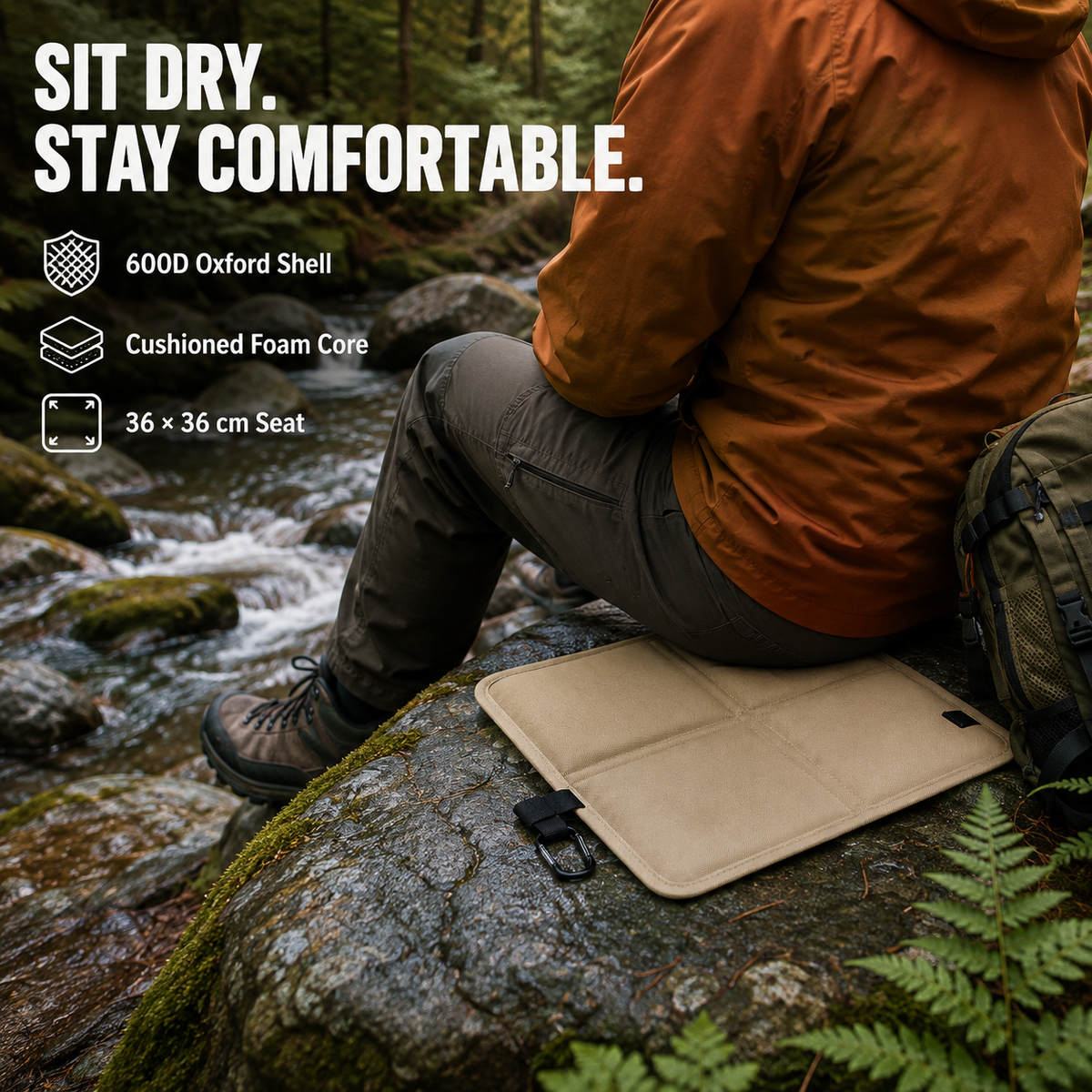 Foldable Camping Seat Pad