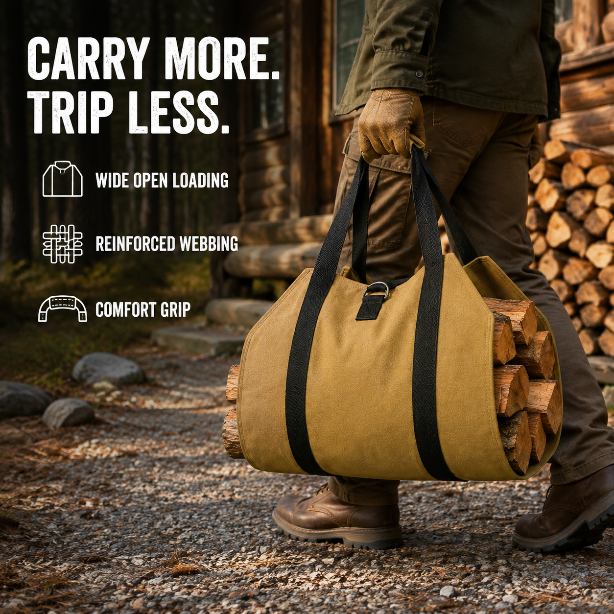 Firewood Carry Bag