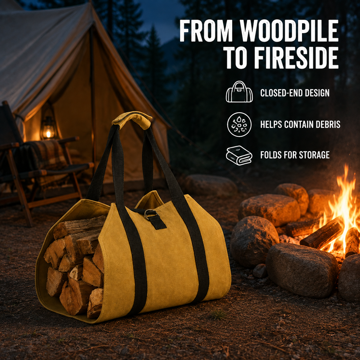 Firewood Carry Bag